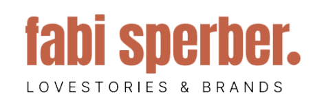 Logo der Webseite fabi sperber. LOVESTORIES & BRANDS
